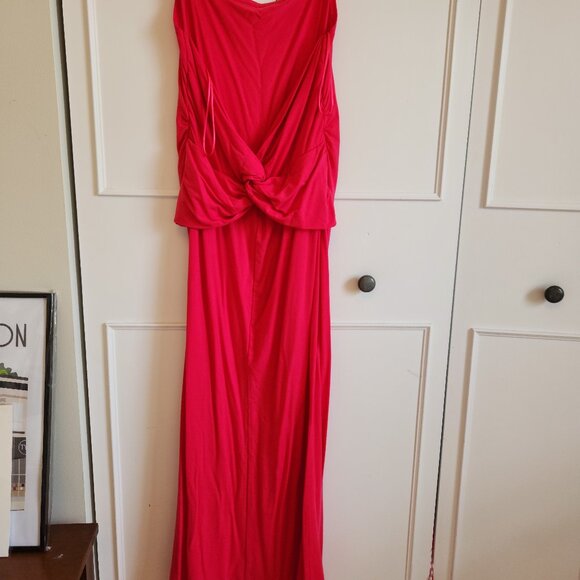 Reformation Hot Pink Bodycon Dress - Medium - Picture 4 of 6